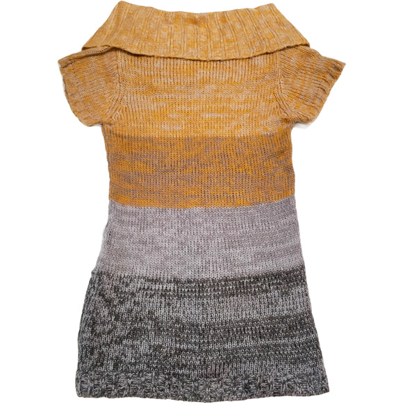 Derek Heart Junior's Size Large Y2K Tunic Cable Knit Cowl Neck Sweater - Picture 2 of 12